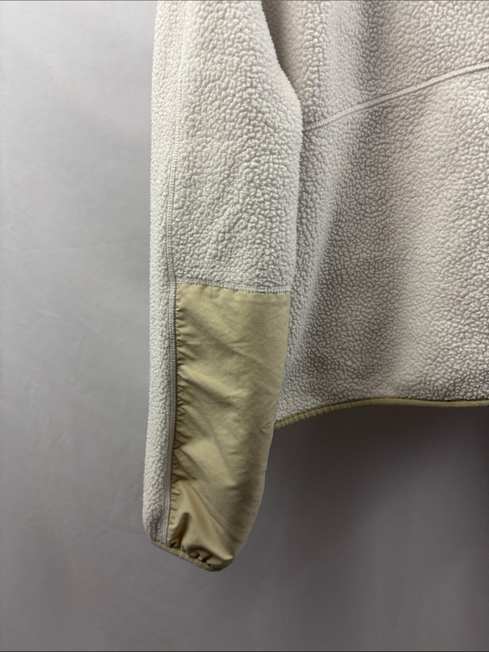 The North Face Cragmont Fleece Jacket Sherpa Jacket in Cream/Tan Size Large - Picture 9 of 11